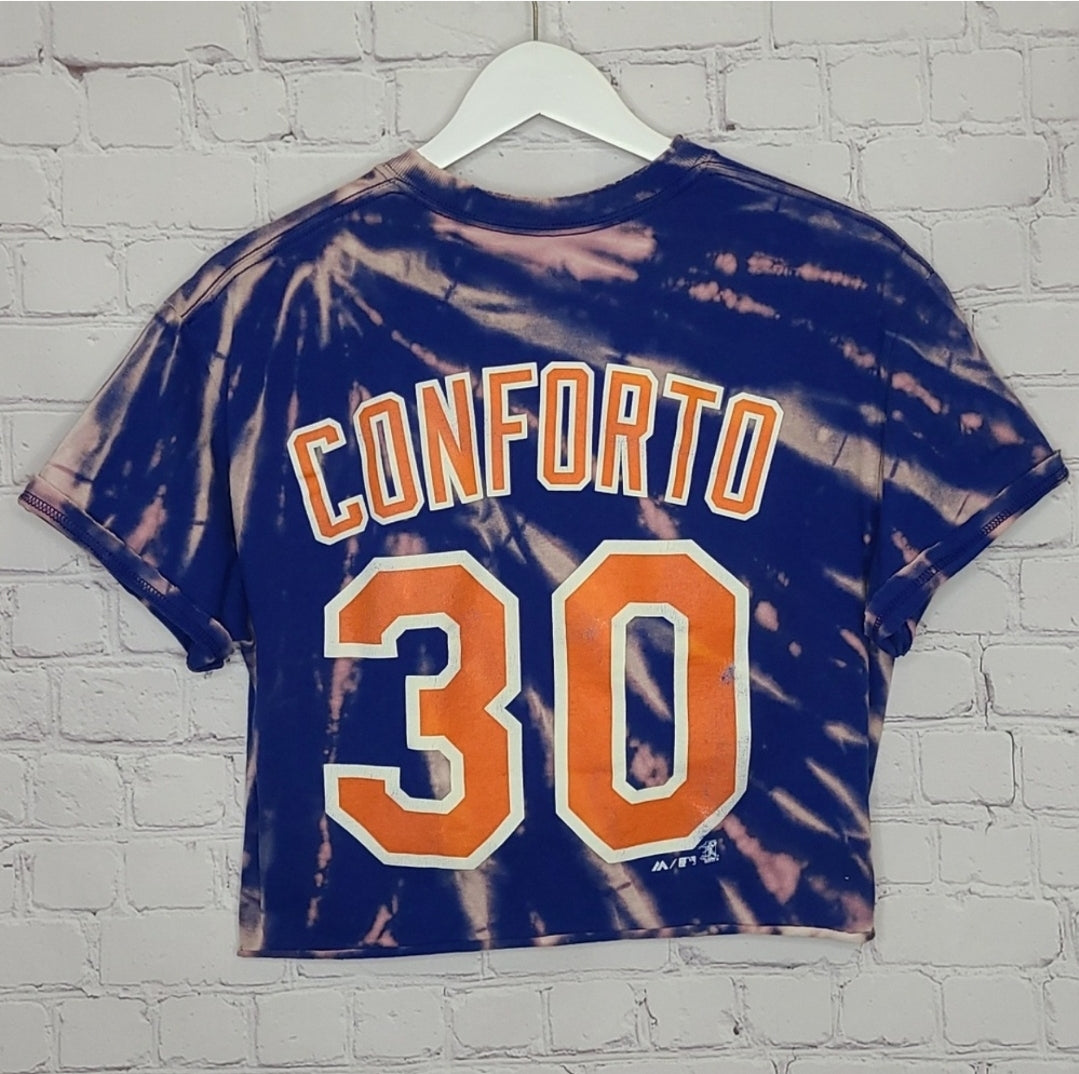 New York Mets Crop Tee