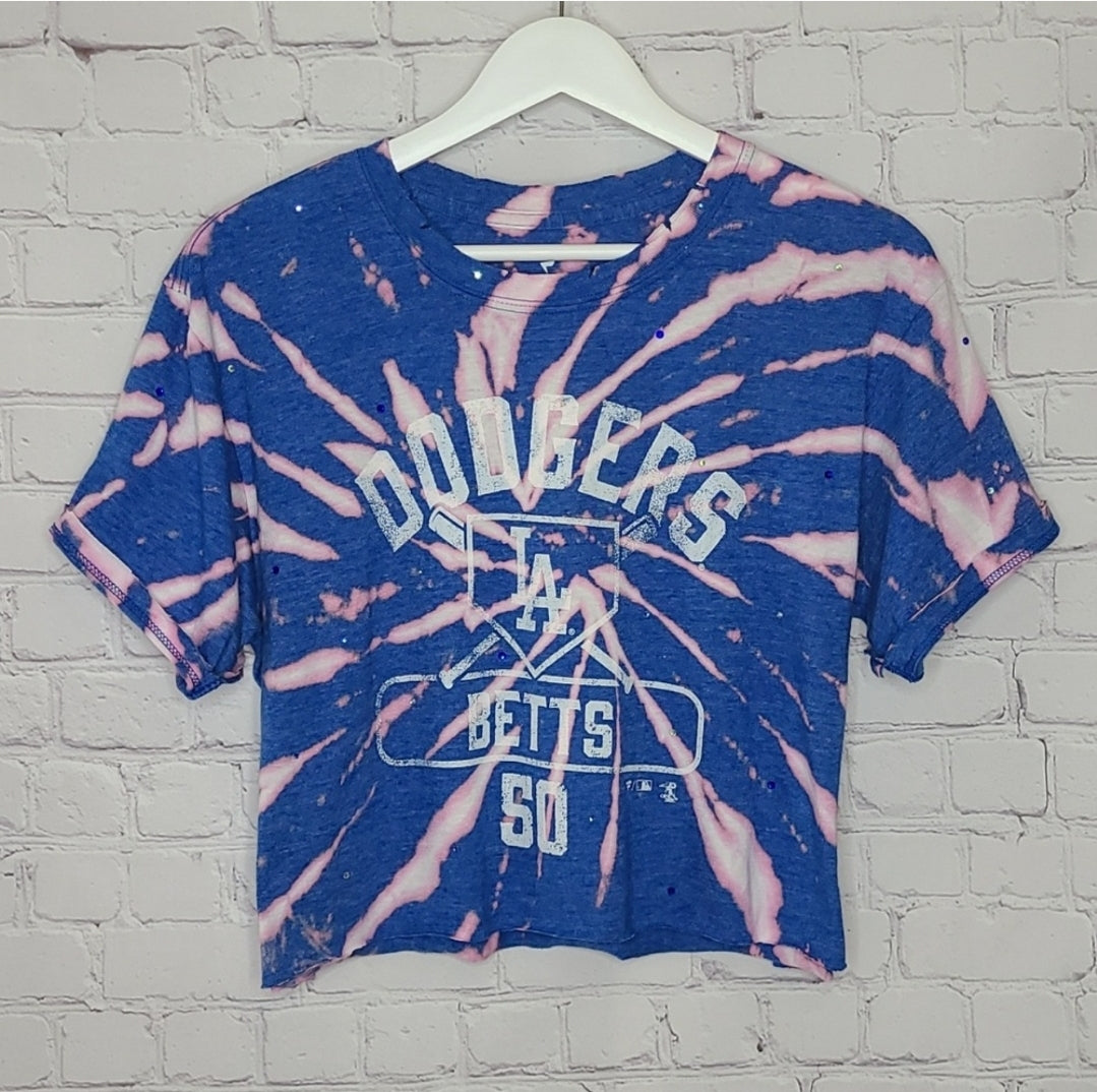 Los Angeles Dodgers Crop Tee