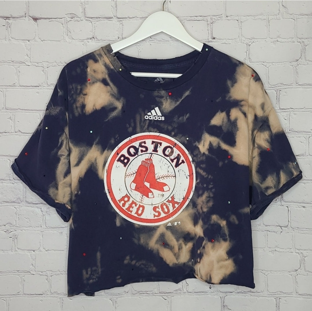 Boston Red Sox Crop Tee