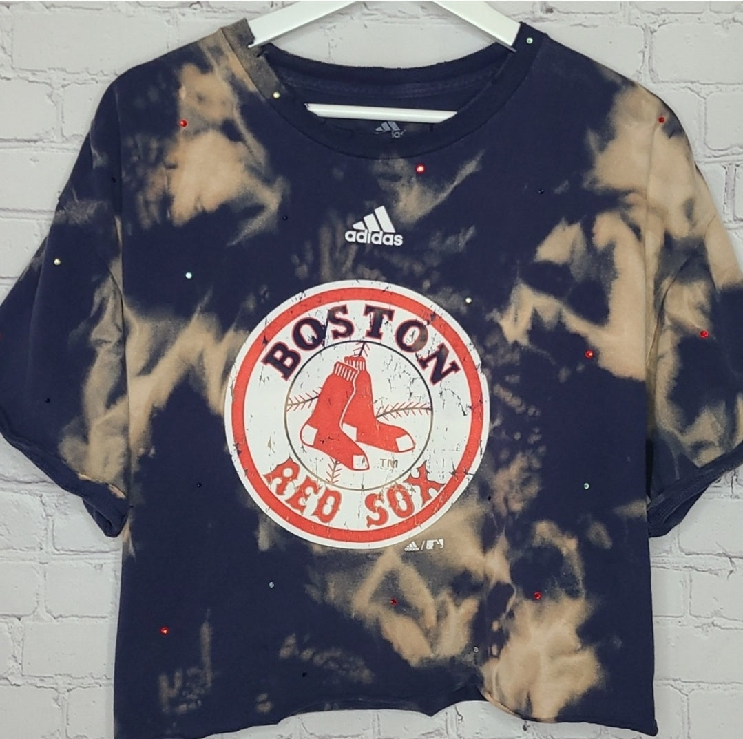 Boston Red Sox Crop Tee