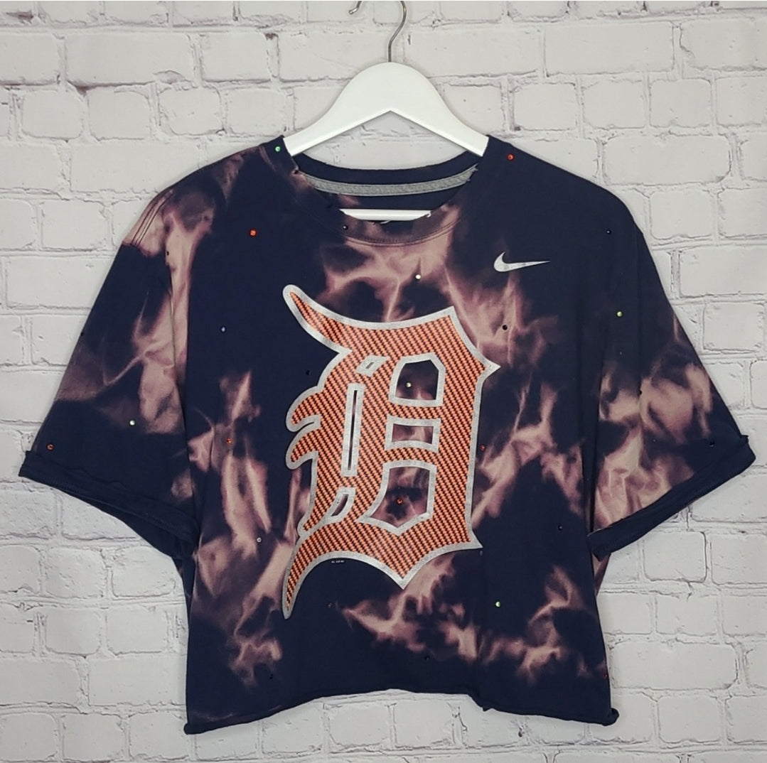 Detroit Tigers Crop Tee