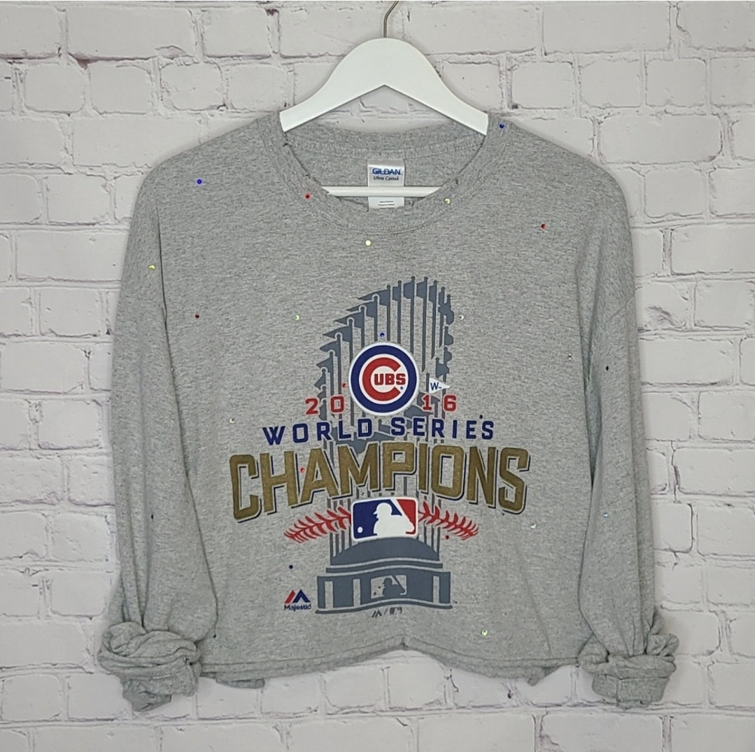 Chicago Cubs Crop Tee