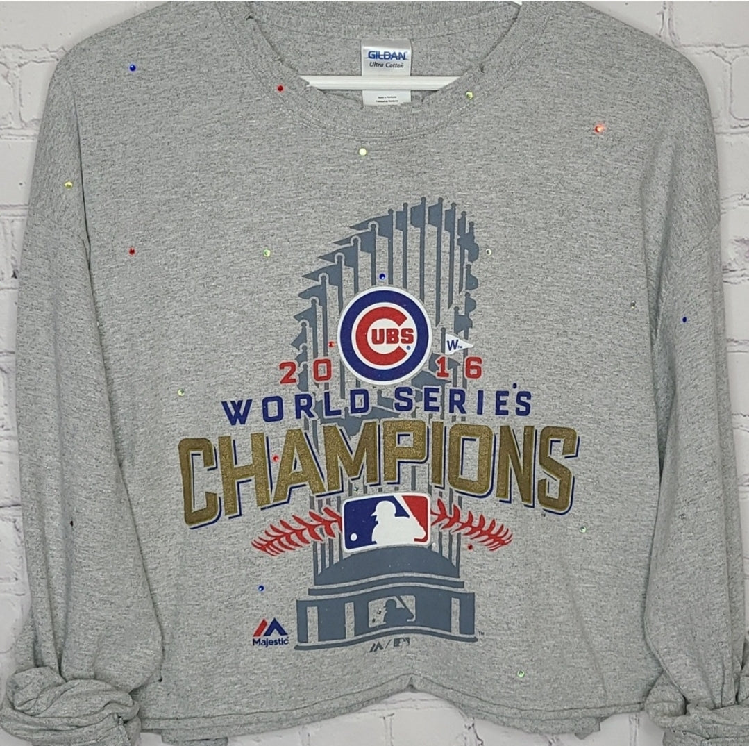 Chicago Cubs Crop Tee