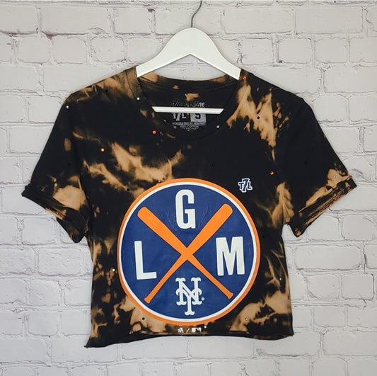 New York Mets Crop Tee