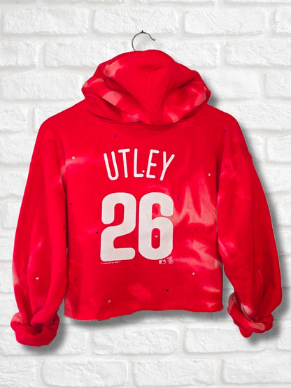 Philadelphia Phillies Crop Hoodie- S/M