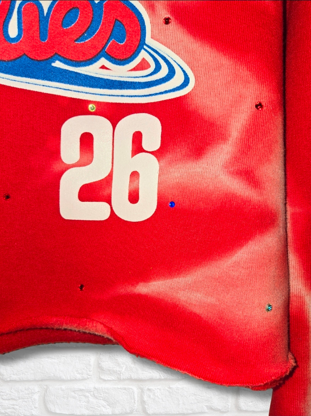 Philadelphia Phillies Crop Hoodie- S/M