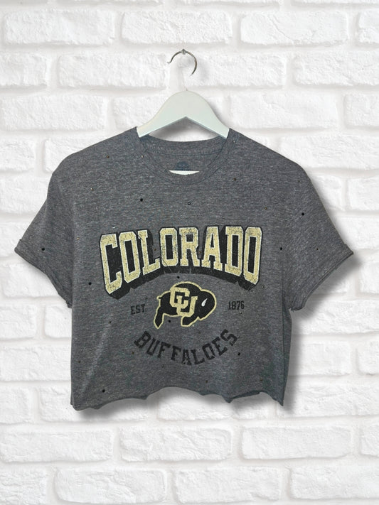 Colorado Buffaloes Crop Top- Medium