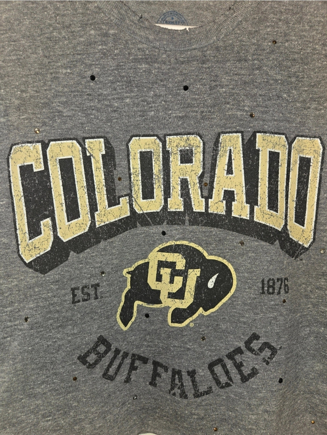 Colorado Buffaloes Crop Top- Medium