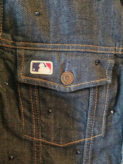 Boston Red Sox Crop Denim Jacket