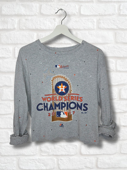 Houston Astros Crop Top- XL