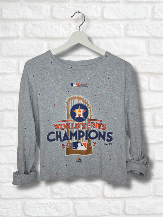 Houston Astros Crop Top- XL
