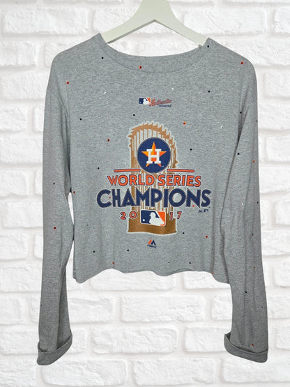 Houston Astros Crop Top- XL