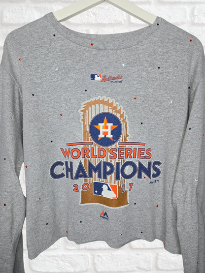 Houston Astros Crop Top- XL