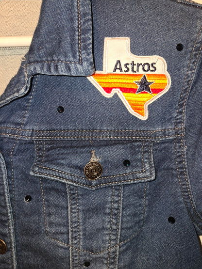 Houston Astros Crop Jacket-Small