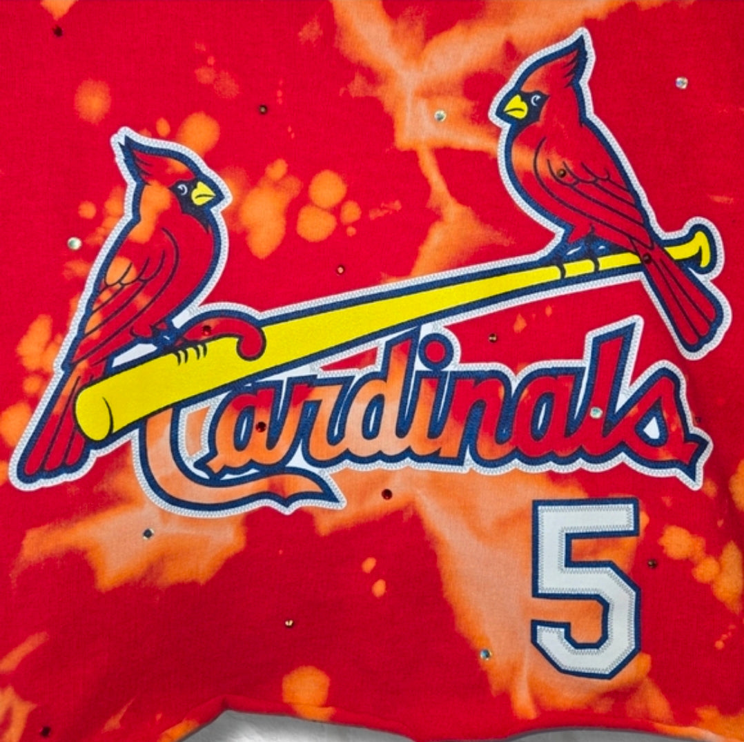 St. Louis Cardinals Crop Top- Small
