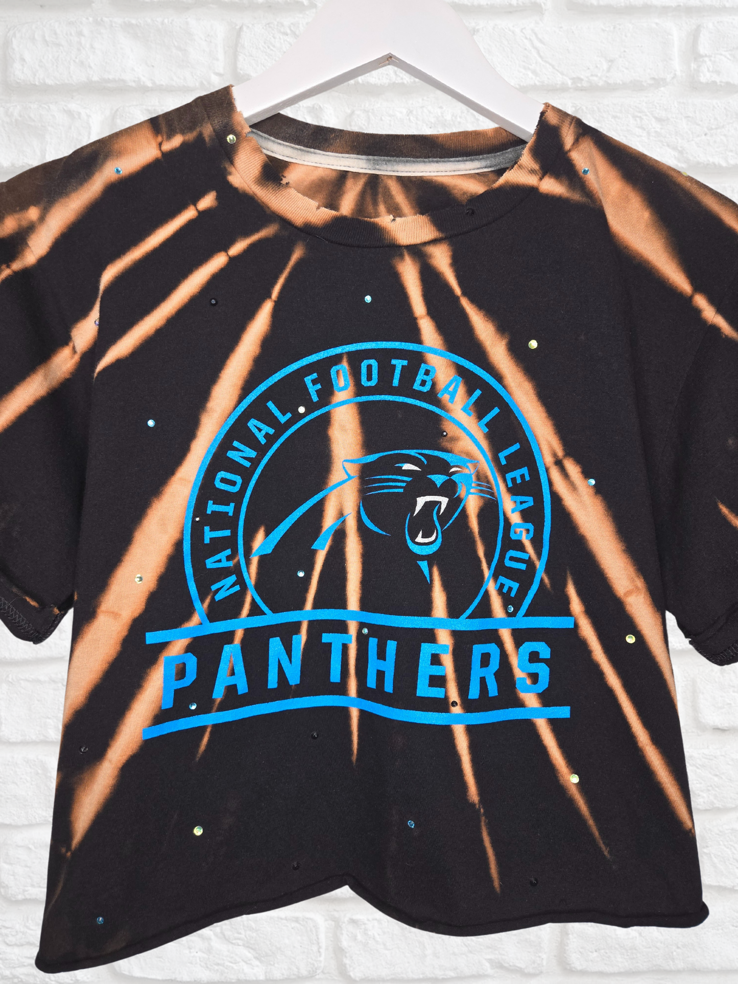 Carolina Panthers Crop Tee