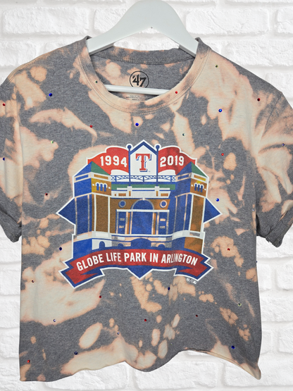 Texas Rangers Crop Top- Large