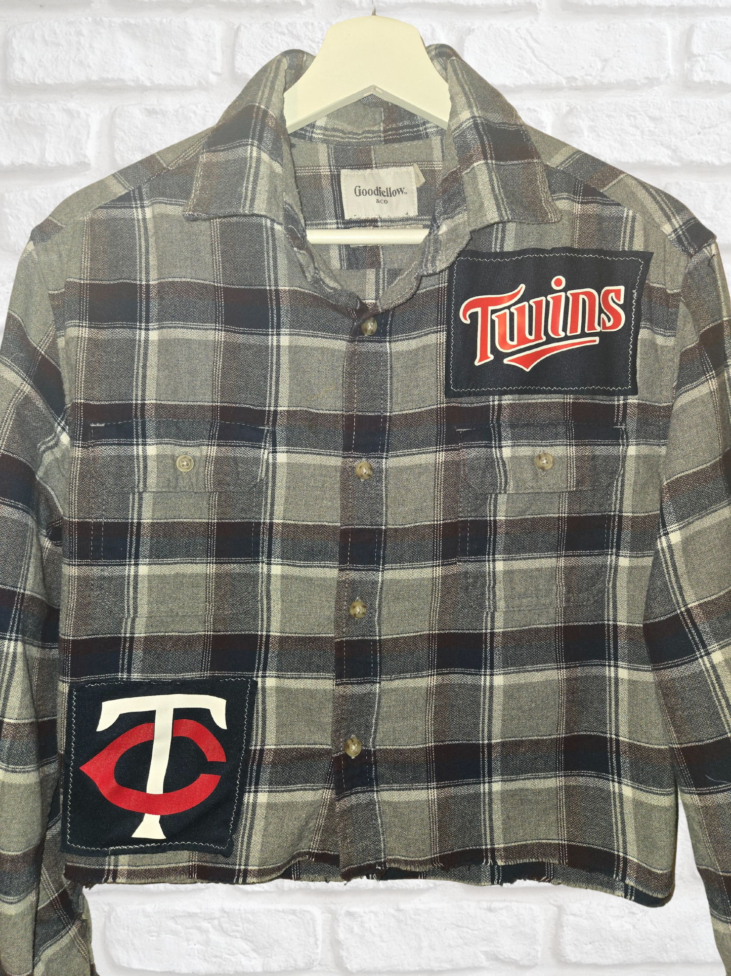 Minnesota Twins Crop Flannel