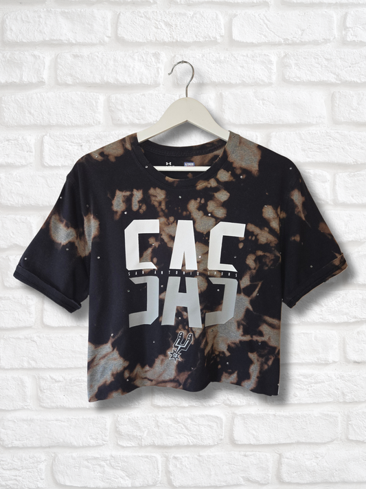 San Antonio Spurs Crop Top- Large