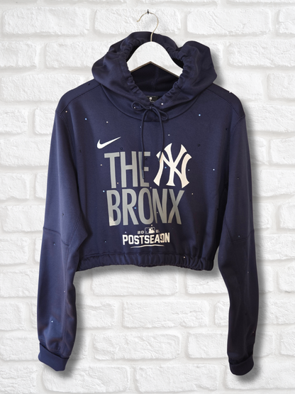 New York Yankees Crop Hoodie - S/M