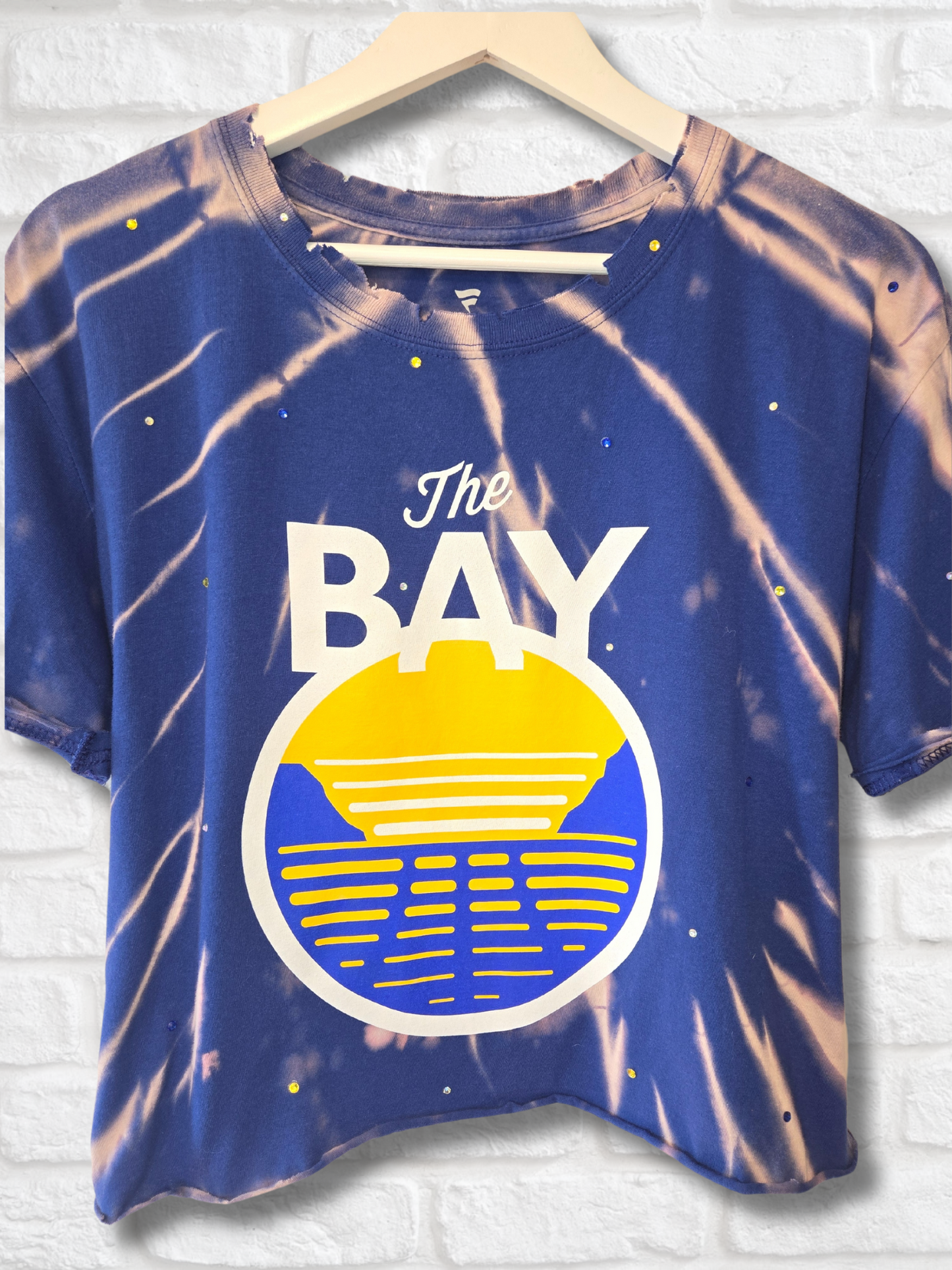 Golden State Warriors Crop Tee