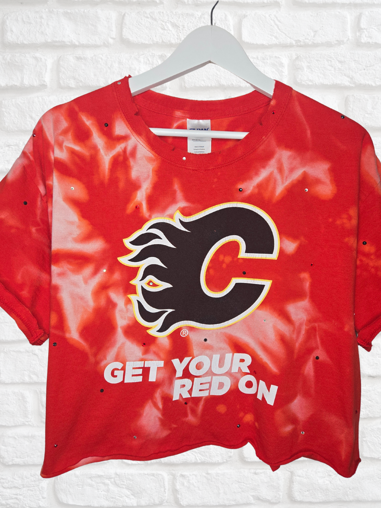 Calgary Flames Crop Tee