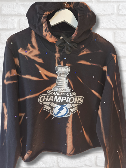 Tampa Bay Lightning Crop Hoodie