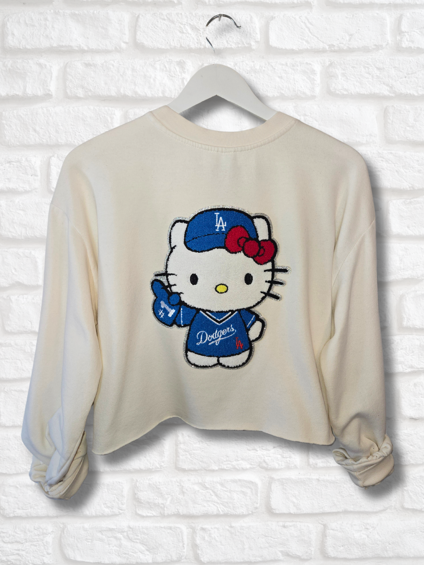 Los Angeles Dodgers HK Crop Sweatshirt