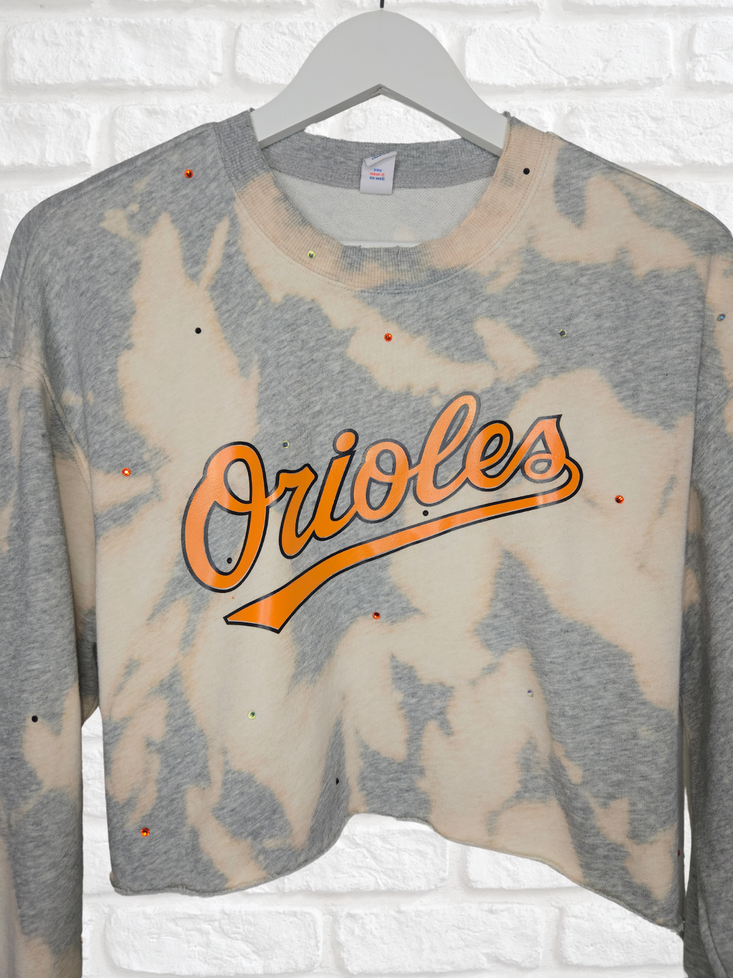 Baltimore Orioles Crop Sweatshirt