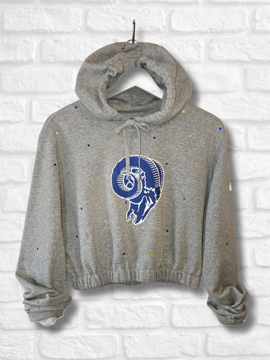 Los Angeles Rams Crop Hoodie