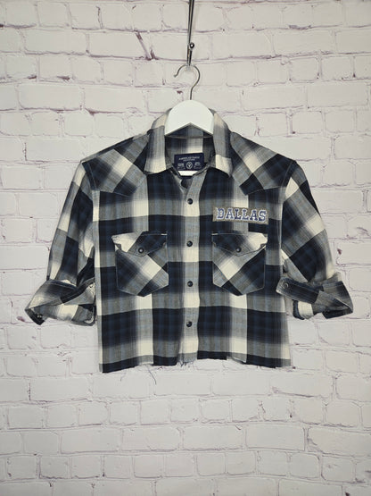 Dallas Cowboys Crop Flannel