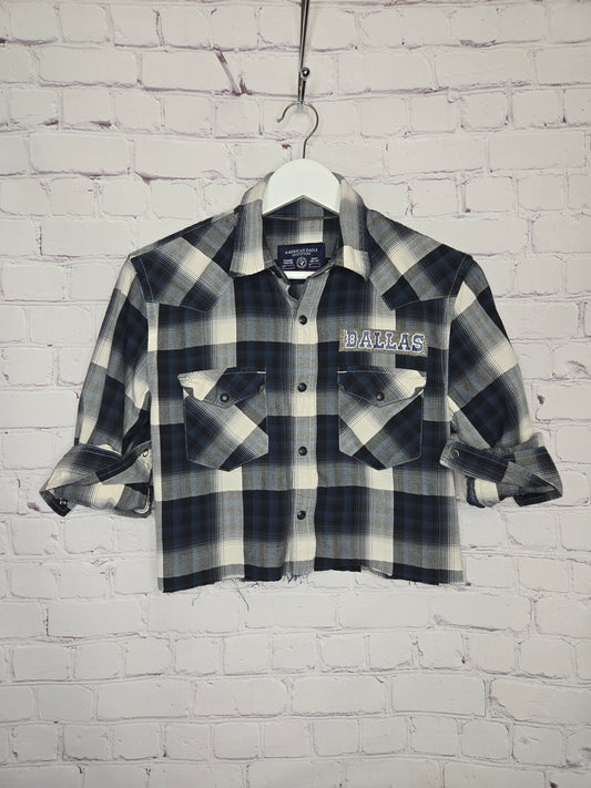 Dallas Cowboys Crop Flannel