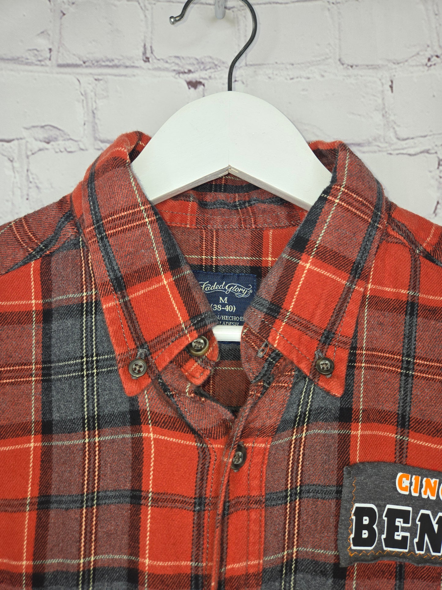 Cincinnati Bengals Crop Flannel