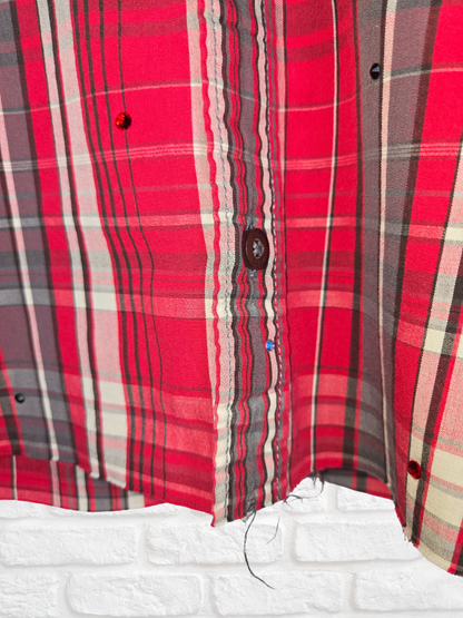 New England Patriots Crop Flannel