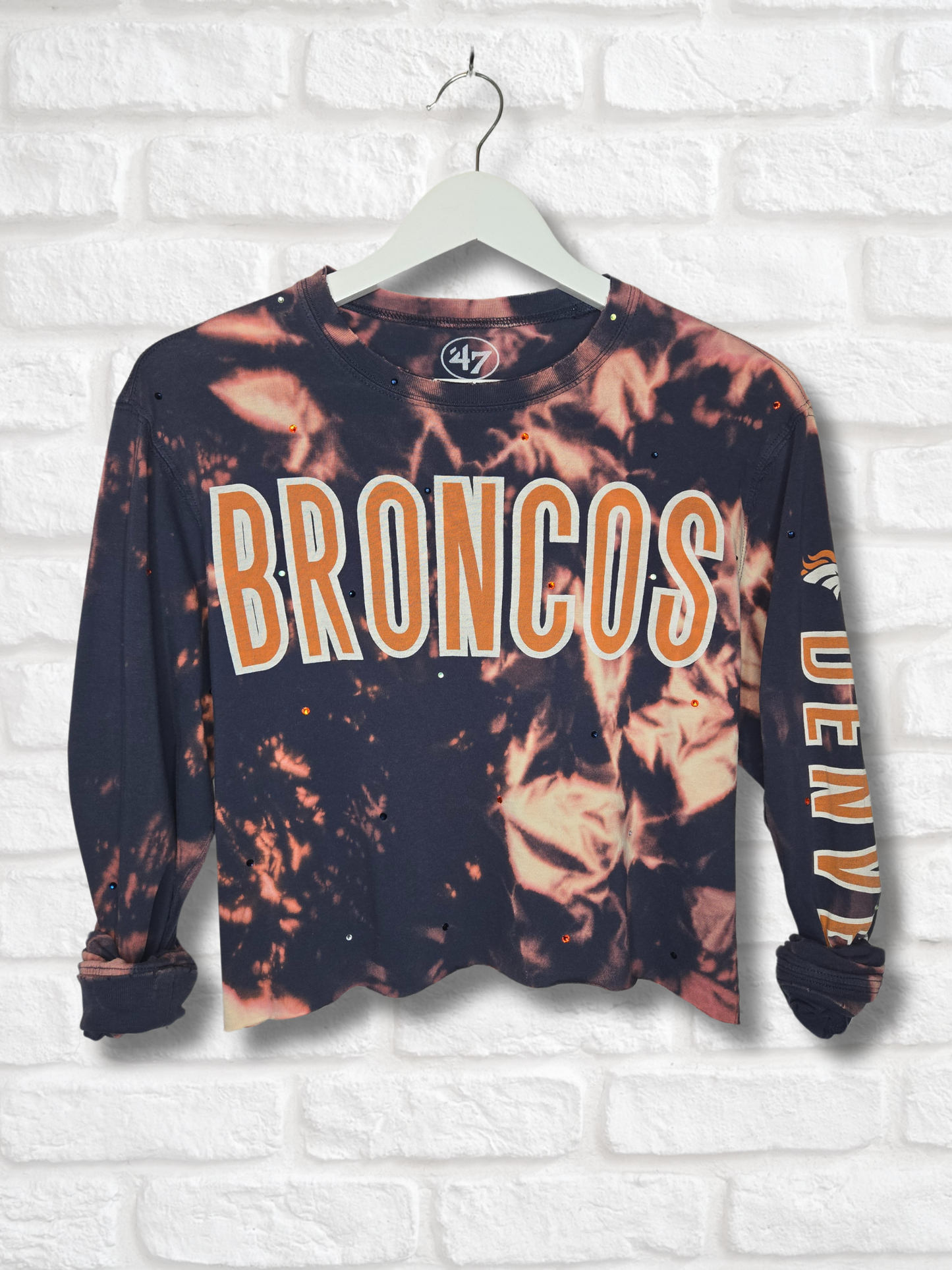 Denver Broncos Crop Tee