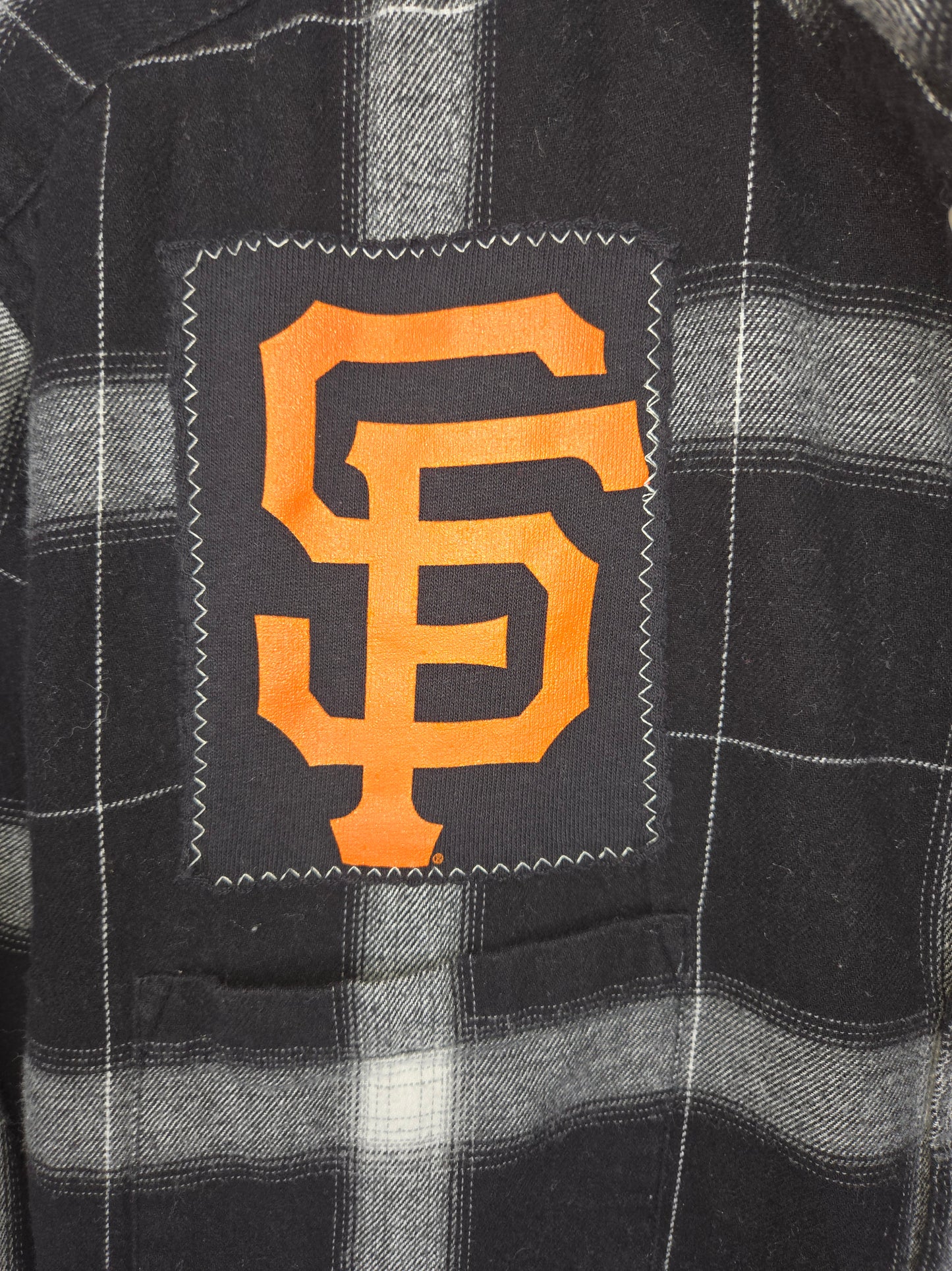 San Francisco Giants Crop Flannel