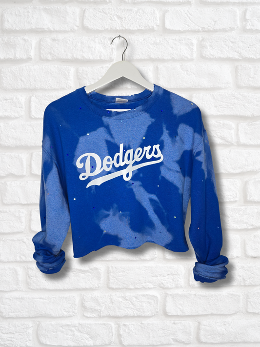 Los Angeles Dodgers Crop Sweatshirt