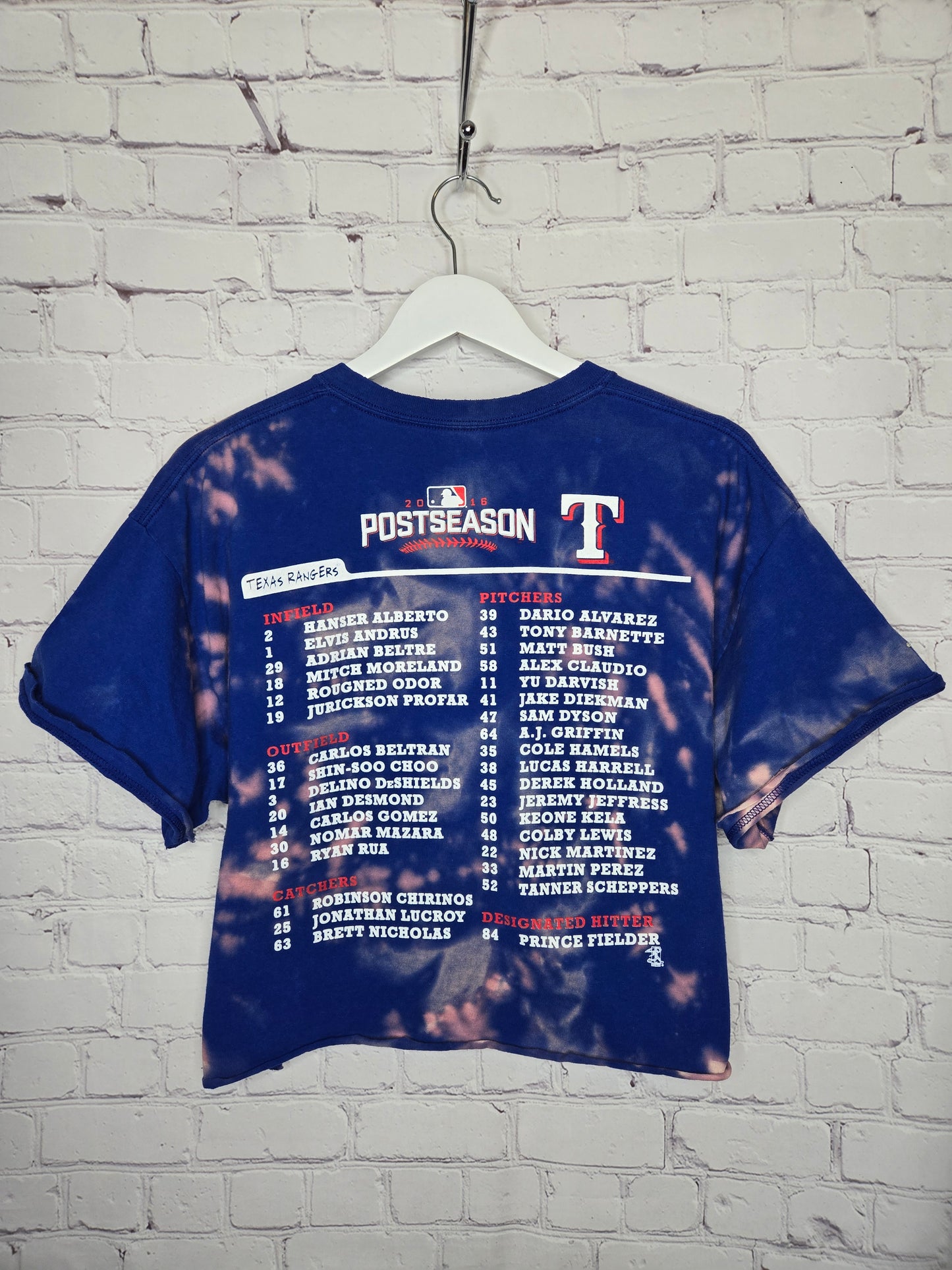 Texas Rangers Crop Tee