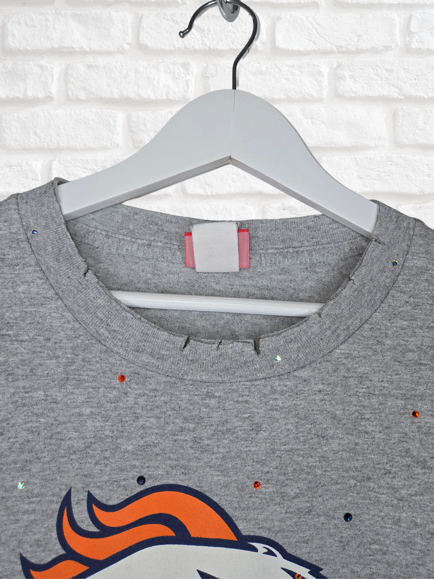 Denver Broncos Crop Tee