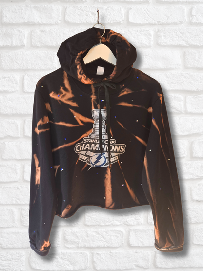 Tampa Bay Lightning Crop Hoodie