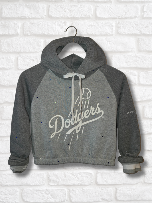 Los Angeles Dodgers Crop Hoodie