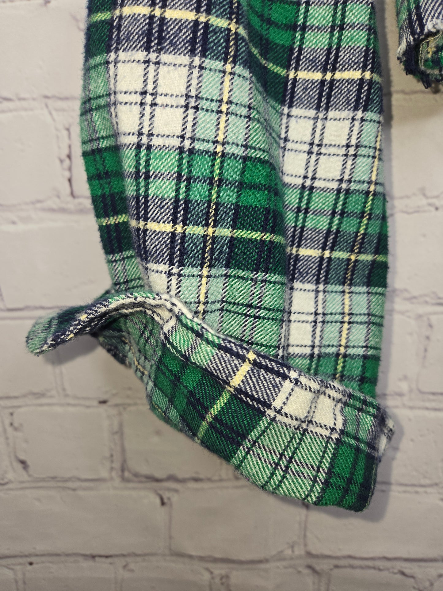 Green Bay Packers Crop Flannel