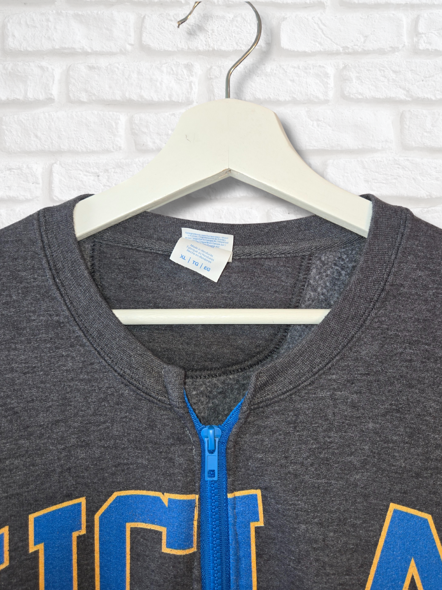 UCLA Bruins Crop Zip-Up Sweatshirt