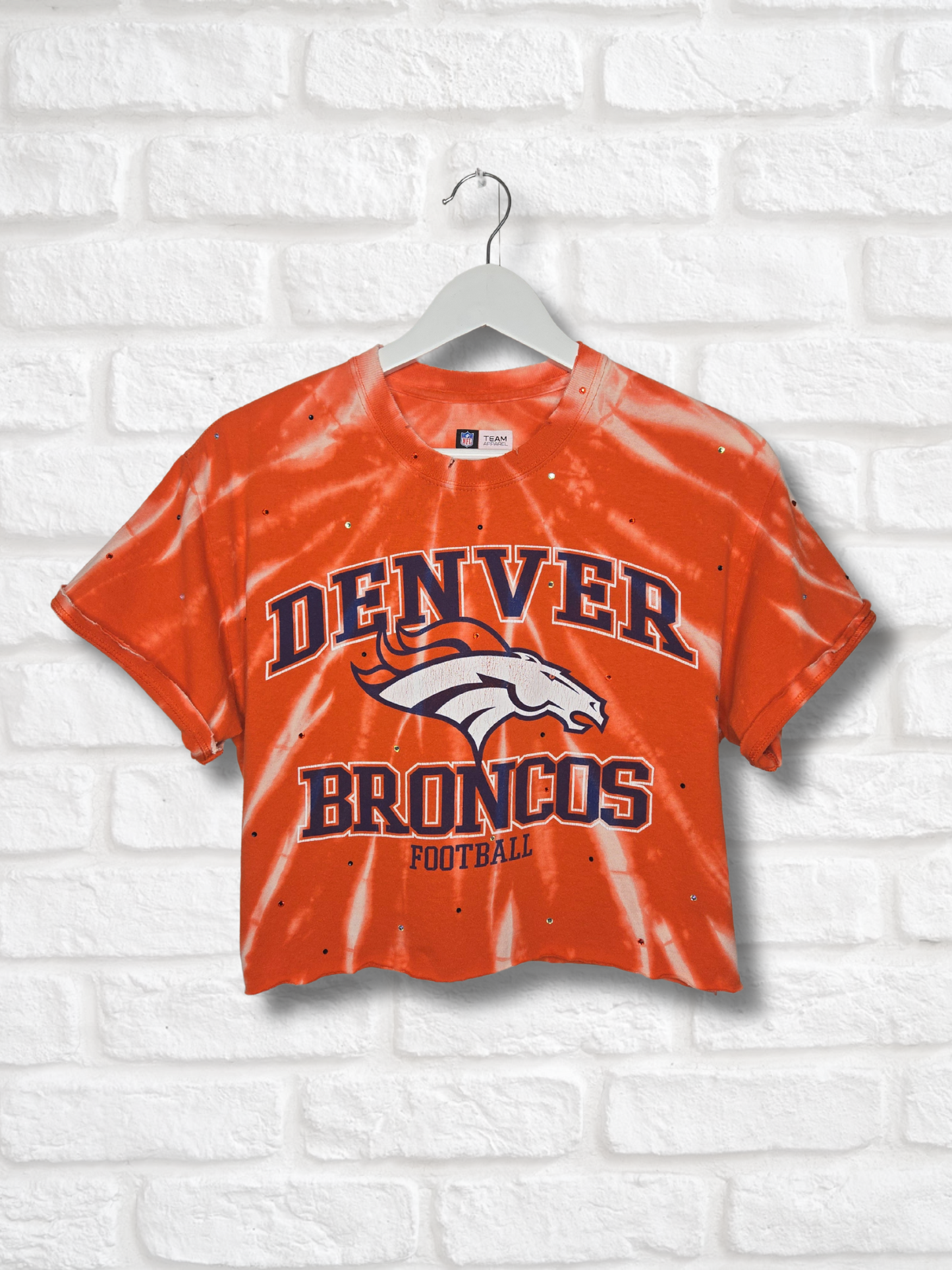 Denver Broncos Crop Tee