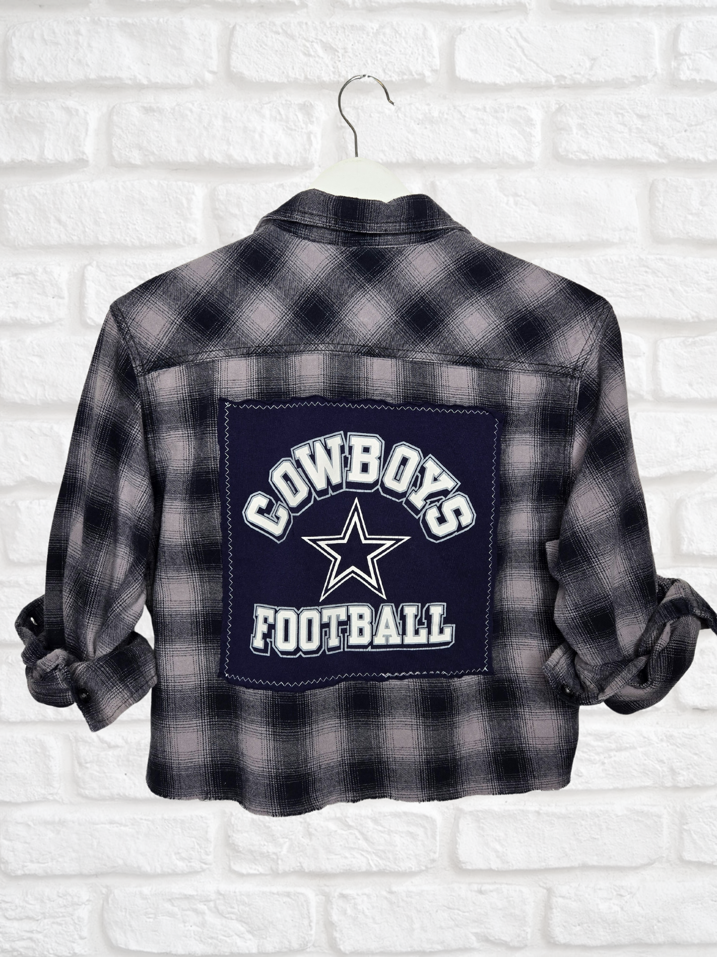 Dallas Cowboys Crop Flannel