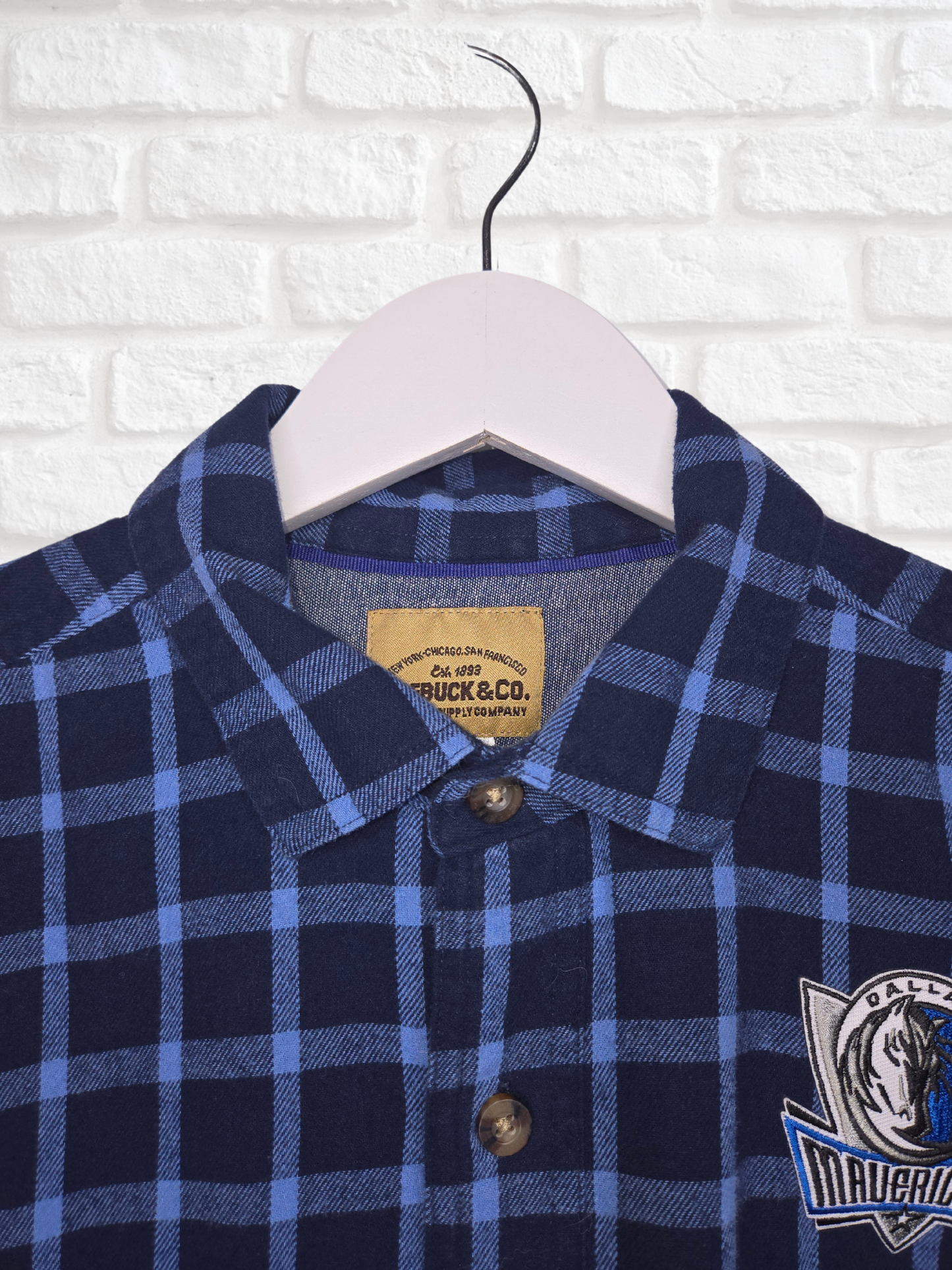 Dallas Mavericks Crop Flannel