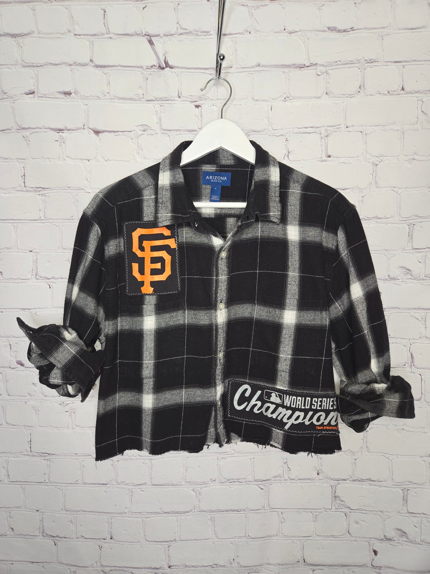 San Francisco Giants Crop Flannel