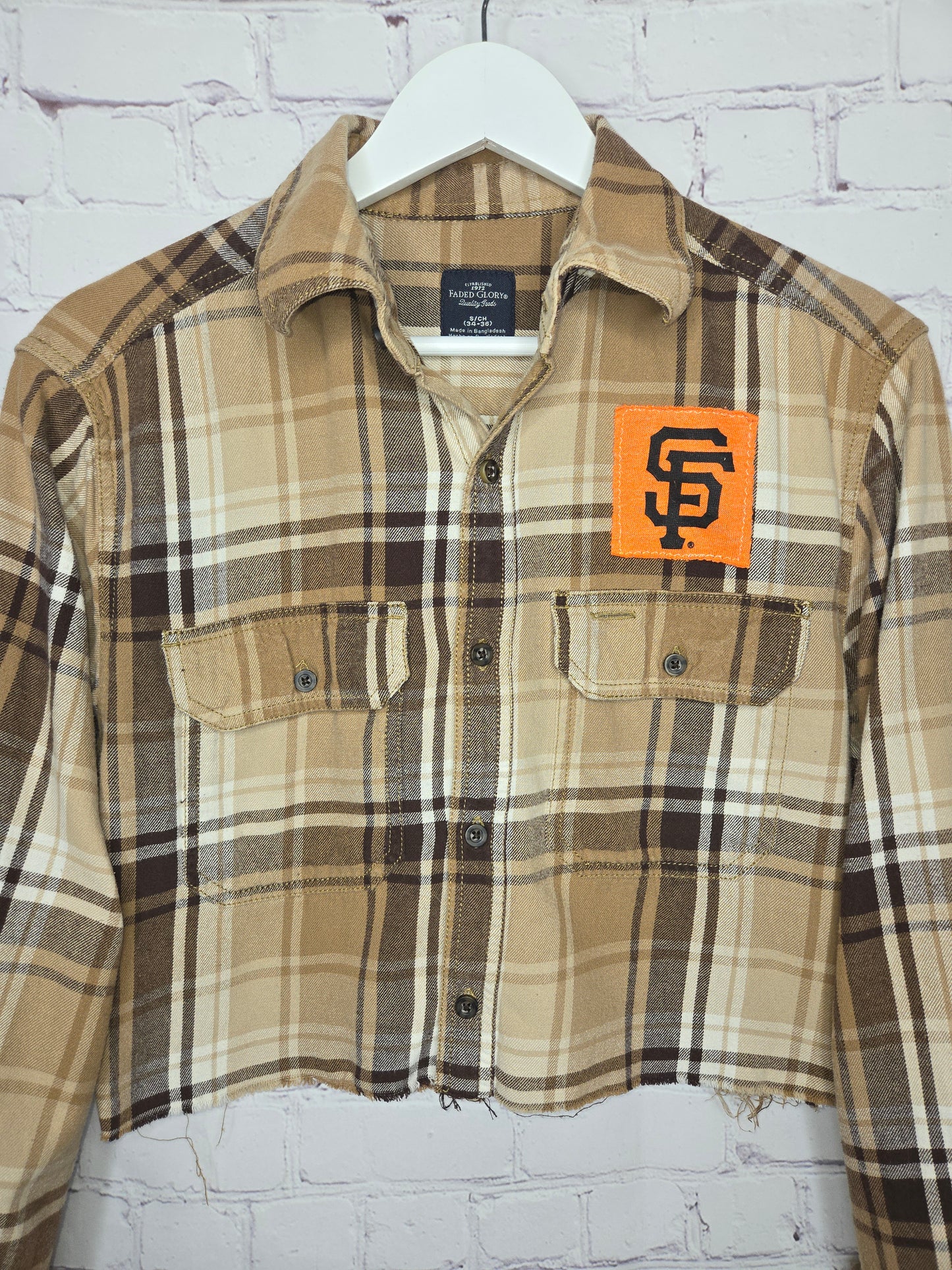 San Francisco Giants Crop Flannel