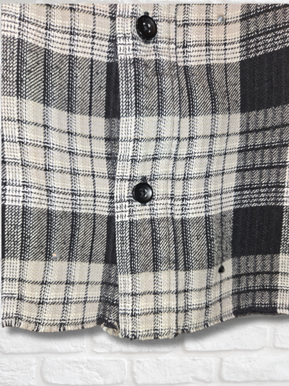 LA Kings Rhinestone Crop Flannel