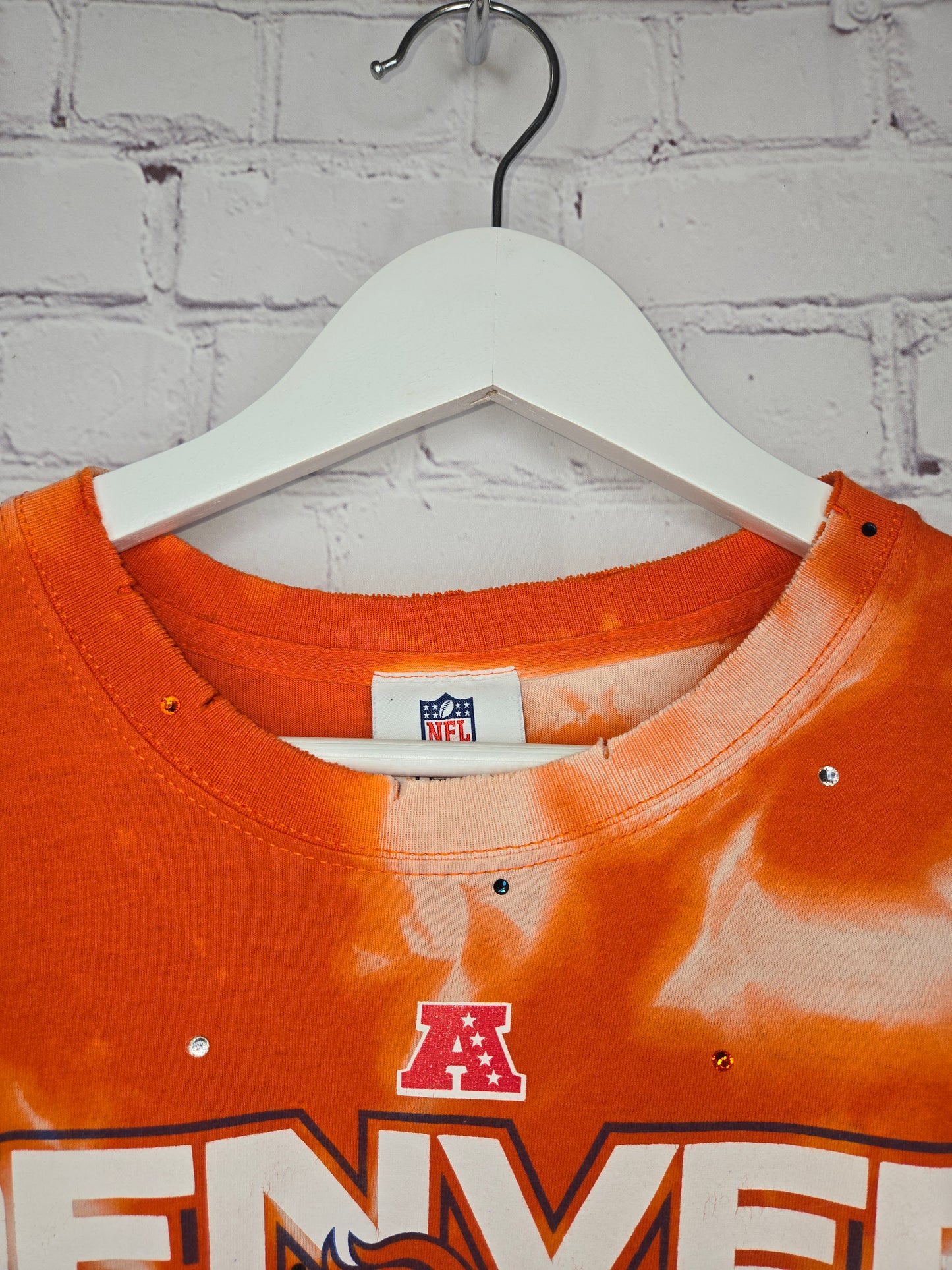 Denver Broncos Crop Tee